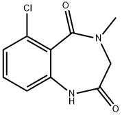 6-chloro-4-methyl-3,4-dihydro-1H-benzo[e][1,4]diazepine-2,5-dione(WXG00073) Structure