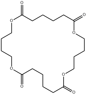 1,6,13,18-Tetraoxacyclotetracosane-7,12,19,24-tetrone Structure