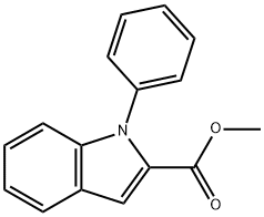 methyl 1-phenyl-1H-indole-2-carboxylate Structure