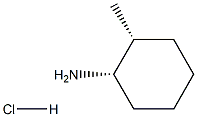 (1S,2R)-2-メチルシクロヘキサンアミン塩酸塩 化学構造式