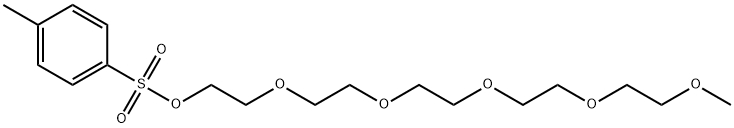 Pentaethylene glycol mono methyl ether tosylate Struktur