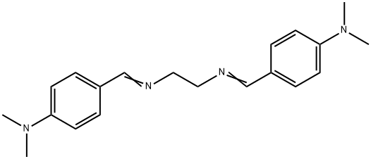 N,N'-BIS-(4-DIMETHYLAMINOBENZYLIDENE)-ETHYLENEDIAMINE Struktur
