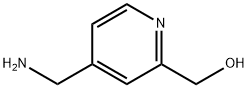 (4-(aminomethyl)pyridin-2-yl)methanol 化学構造式