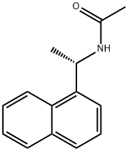Acetamide, N-[(1S)-1-(1-naphthalenyl)ethyl]-
 Structure