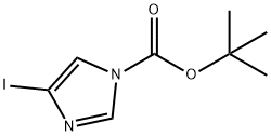 1-BOC-4-碘-1H-咪唑, 840481-77-8, 结构式