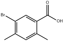 5-bromo-2,4-dimethylbenzoic acid Struktur