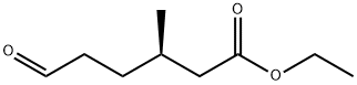 (R)-3-甲基-6-氧代己酸乙酯, 84567-91-9, 结构式