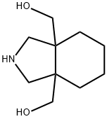 (7a-Hydroxymethyl-octahydro-isoindol-3a-yl)-methanol Structure