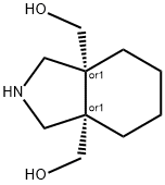 (7a-hydroxymethyl-octahydro-isoindol-3a-yl)- methanol Struktur