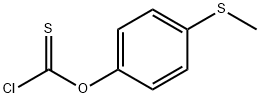 4-(methylthio)phenyl chlorothioformate Struktur