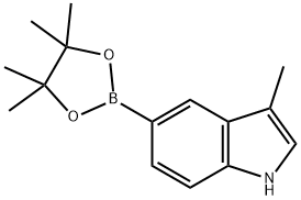 3-methyl-5-(4,4,5,5-tetramethyl-1,3,2-dioxaborolan-2-yl)-indole Structure