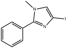 4-Iodo-1-methyl-2-phenyl-1H-imidazole,851870-26-3,结构式