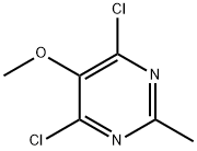 4,6-dichloro-5-methoxy-2-methylpyrimidine Structure