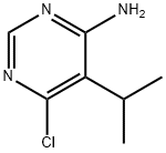 6-氯-5-异丙基-嘧啶-4-胺, 852061-80-4, 结构式