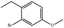 2-Bromo-1-ethyl-4-methoxybenzene, 852946-96-4, 结构式