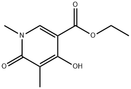 ethyl 1,6-dihydro-4-hydroxy-1,5-dimethyl-6-oxopyridine-3-carboxylate Structure