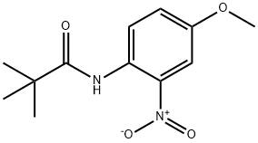 2,2-DIMETHYL-4'-METHOXY-2'-NITROPROPIONANILIDE Structure