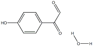 4-羟基苯甲酰甲醛水合物, 854670-84-1, 结构式