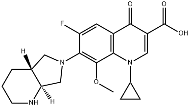 1-Cyclopropyl-6-fluoro-1,4-dihydro-8-methoxy-7-[(4aR,7aS)-octahydro-6H-pyrrolo[3,4-b]pyridin-6-yl]-4-oxo-3-quinolinecarboxylic Acid