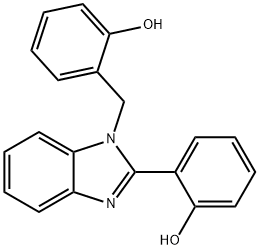 2-(1-(2-hydroxybenzyl)-1H-benzo[d]imidazol-2-yl)phenol,85573-12-2,结构式