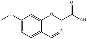 2-(2-formyl-5-methoxyphenoxy)acetic acid Struktur