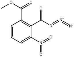 methyl 2-(azidocarbonyl)-3-nitrobenzoate Structure
