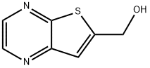 thieno[2,3-b]pyrazin-6-ylmethanol 化学構造式