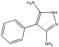 4-phenyl-1H-pyrazole-3,5-diamine Structure