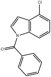 (4-Chloro-1H-indol-1-yl)(phenyl)methanone Structure