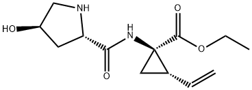 (1R,2S)-1-[(2S,4R)-(4-hydroxy-pyrrolidine-2-carbonyl)-amino]-2-vinyl-cyclopropanecarboxylic acid ethyl ester|