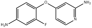2-氨基-4-(4-氨基-2-氟苯氧基)吡啶, 864244-74-6, 结构式