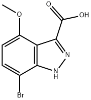 865887-05-4 7-bromo-4-methoxy-1H-indazole-3-carboxylic acid