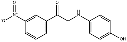 2-((4-Hydroxyphenyl)amino)-1-(3-nitrophenyl)ethanone|