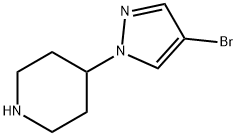 4-(4-溴吡唑-1-基)哌啶, 877399-60-5, 结构式