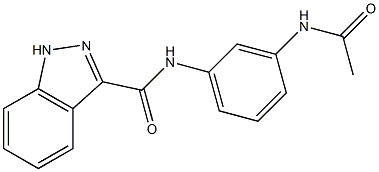 N-(3-acetamidophenyl)-1H-indazole-3-carboxamide|N-(3-乙酰胺基苯基)-1H-吲唑-3-甲酰胺