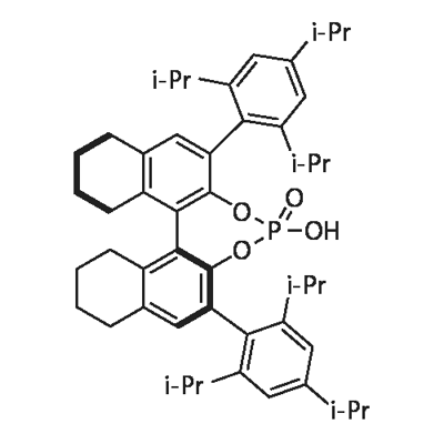 (11bS)-8,9,10,11,12,13,14,15-Octahydro-4-hydroxy-2,6-bis[2,4,6-tris(1-methylethyl)phenyl]-4-oxide-dinaphtho[2,1-d:1',2'-f][1,3,2]dioxaphosphepin Structure