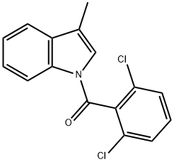 (2,6-Dichlorophenyl)(3-methyl-1H-indol-1-yl)methanone Structure