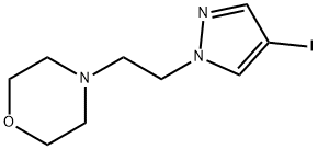 4- [2-(4-碘-1H-吡唑-1-基)乙基]吗啉,879488-16-1,结构式