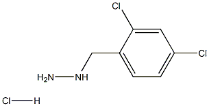 (2,4-二氯苄基)双盐酸肼, 879645-40-6, 结构式
