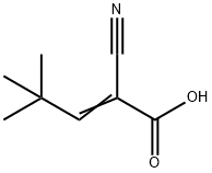 2-氰基-4,4-二甲基-2-戊烯酸,88319-37-3,结构式