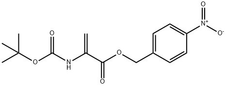 4-nitrobenzyl 2-(tert-butoxycarbonylamino)acrylate Structure