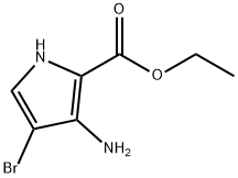 ethyl 3-amino-4-bromo-1H-pyrrole-2-carboxylate Structure