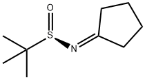 (R)-N-cyclopentylidene-2-methylpropane-2-sulfinamide Structure