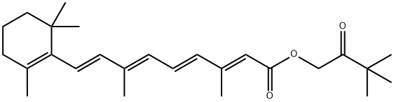 レチノイン酸ヒドロキシピナコロン 化学構造式
