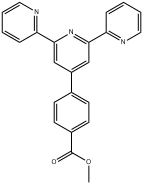 4'-(4-methoxycarbonylphenyl)-2,2':6',2''-terpyridine Structure