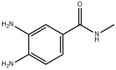 3,4-DIAMINO-N-METHYLBENZAMIDE, 89790-89-6, 结构式