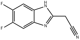 2-(氰基甲基)-5,6-二氟苯并咪唑, 898045-14-2, 结构式