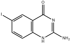 2-Amino-6-iodoquinazolin-4(1H)-one Struktur