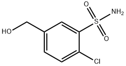 2-chloro-5-(hydroxymethyl)Benzenesulfonamide 结构式