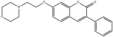 7-[2-(morpholin-4-yl)ethoxy]-3-phenyl-2H-chromen-2-one Structure